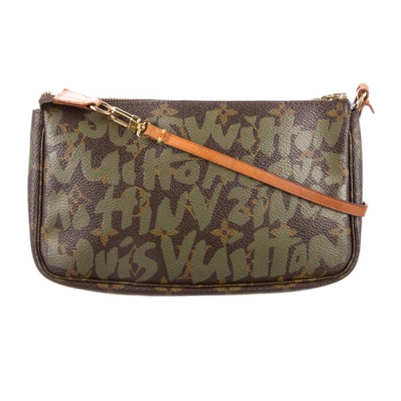 Authentic Louis Vuitton Monogram Pouchette (Stephen Sprouse Graffiti) VERY RARE - Picture 7 of 7